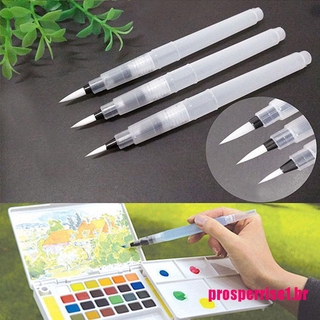 [Prosperise] 3 pzs pluma De Tinta Para Pincel De agua/juego De herramientas Para pintar caligrafía acuarela nuevo (1)
