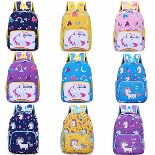Inlife Back To School moda niños niños unicornio mochila Kindergarten niños niñas dibujos animados unicornio escuela libro bolsas