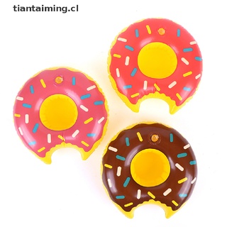 tiantaiming: 3 unids/lote al aire libre donuts inflable portavasos piscina decoración de fiesta [cl]