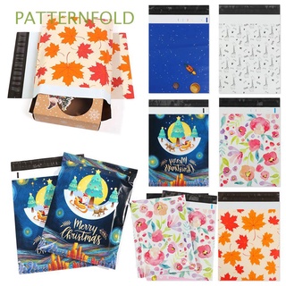 patternfold 10pcs bolsa de correo de alta calidad poly mailer envío sobres de dibujos animados sobres auto sello patrón impreso 25,5 x 33 cm bolsas de almacenamiento de transporte embalaje
