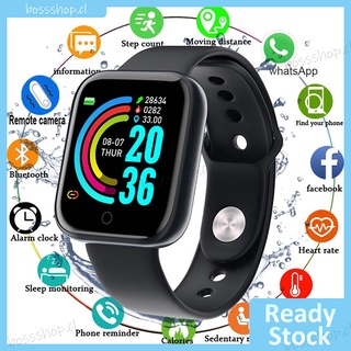 Smart Watch Sport Band Bluetooth Jam pintar SmartWatch Wristband Fitness Tracker Heart Rate Monitor Men Women Y68