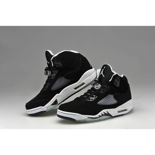 nike air jordan 5 negro blanco high top transpirable para hombre zapatos de baloncesto (1)