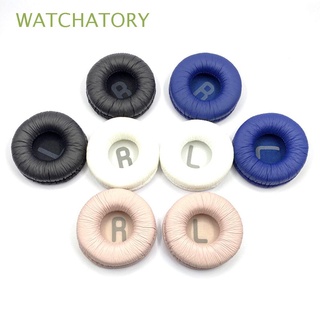 WATCHATORY 4 Pairs New Replacement Accessories Cushion Cover Ear Pads Headset Protein Leather Headphone Soft Foam