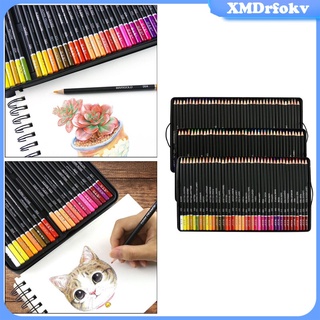 72/120pcs lápices de colores kit de dibujo suministros de arte pintura grafito artista