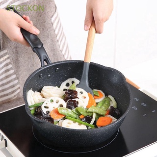STOCKON Gas Stove Frying Pan Healthy Skillet Wok Cookware Cooking Saucepan Induction Cooker Maifanite Coating Non-stick Griddle Pan/Multicolor