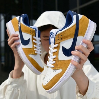 Hot-selling NIKE5589 Dunk SB low joint low-top shoes, cashew flower, ice cream, shadow gray ice cream (9)