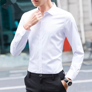 Baju: camisa de manga larga Slim Fit para hombre, camisa Formal, camisa de negocios Kemeja