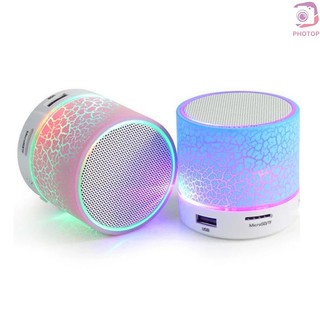 Mini caja De sonido Luminosa inalámbrica Bluetooth con luz Colorida/espina De sonido Luminosa Portátil