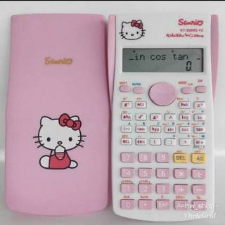 Hello kitty fx 350 ms. Calculadora científica. Hello kitty calculadora científica. Calculadora escolar (1)
