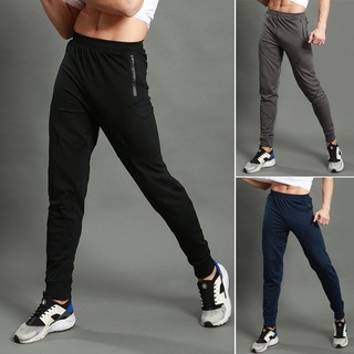 Hombres Casual deporte gimnasio Jogger suelto pantalones largos pantalones holgados