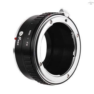 Anillo adaptador de aleación de aluminio para lente Nikon S/D a Fuji X-A1/X-A2/X-A3/X-E1/X-E2/X-E3/X-M1/X-Pro1/X-Pro2/X-S1/X-T1/X-T10/X-T20/X-T2/X10/X20/XF1/XQ1/XQ2 FX-Mount cámara sin espejo NIK-FX