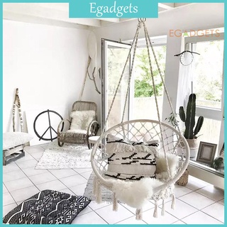 Eg Beige hamaca silla colgante al aire libre interior jardín dormitorio adultos niño asiento