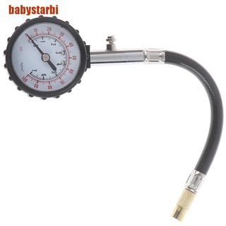 [babystarbi] auto coche camión motor neumático neumático medidor de presión de aire dial medidor probador 0-100psi