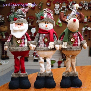 Navidad muñeco de nieve Santa Claus adorno de navidad alce ventana muñecas decoración