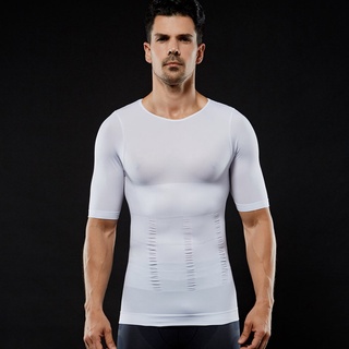 Ny094 Camiseta deportiva ajustada Para hombre/gimnasio/correr/entrenamiento Fitness