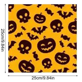tela de patchwork de halloween estampado de telas de acolchado para bricolaje costura hecha a mano tejido de algodón (4)