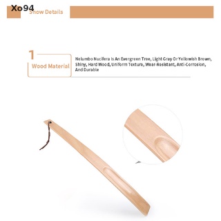 xo94 38cm mango largo zapato cuernos unisex madera cuerno forma cuchara zapatero flexible cl