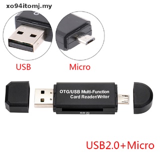 Xotomj OTG Micro lector de tarjetas USB lector de tarjetas para USB Micro adaptador Flash Drive.
