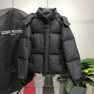 Original 2021 Última LV Louis Vuitton Hombres Negro Chaquetas Tamaño : M-3XL 005826