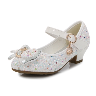Nuevos zapatos de cristal de cenicienta para niñas fiesta Disney princesa diamante Boutique zapatos (7)