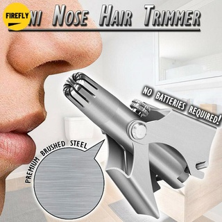 nariz trimmer de acero inoxidable mini portátil nariz depilación clipper