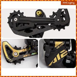 MTB Bicycle Bicycle Rear Derailleur Long Cage 12 Speed & Shift Lever (3)