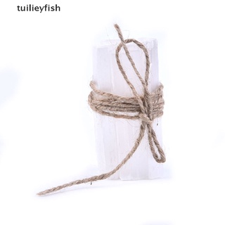 tuilieyfish 10pcs natural de selenita áspera varita de cristal minerales piedra curativa cl