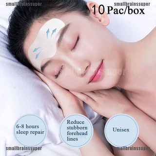 Smallbrainssuper 10pcs Anti-wrinkle Forehead Patches Removal Moisturizing Anti-aging Sagging SBS (1)