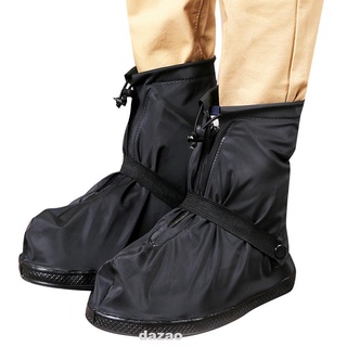 Reutilizable impermeable accesorios Unisex botas de lluvia medio tubo cubierta de zapatos (3)