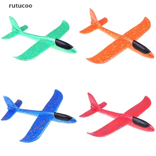 rutucoo 37 cm de espuma avión avión juguetes mano tirar epp lanzamiento planeador flexible avión de juguete cl
