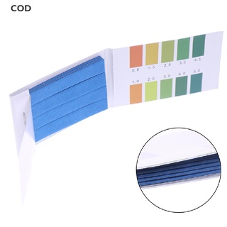 [COD] 80×PH 0.5-5.0 Test Strips Litmus Test Paper Full Range Acidic Alkaline Indicator HOT (8)