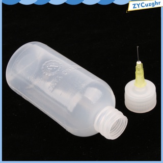 12pcs 50 ml aplicador de pegamento líquido botella de aceite gotero punta de precisión botellas
