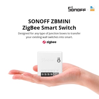 sonoff zb mini zigbee 3.0 diy smart switch interruptor de dos vías app mando a distancia funciona con smartthing/ hue hub/sonoff zb auriculares