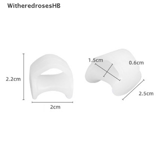 (witheredroseshb) 1 par de dedos del pie pequeño pulgar gel de silicona juanete protector cuidado del pie separador de dedos en venta (7)