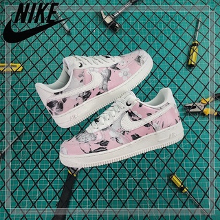 Nike Air Force 1 bajo Tops rosa mujer zapatos recién llegados Nike bajo Tops zapatos