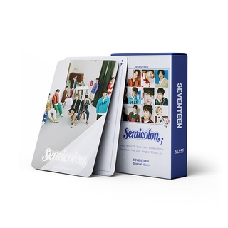 54 unids/caja Kpop Seventeen álbum especial Lomo tarjeta HD Photocard postal Fan regalo