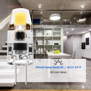 2w G4 COB lámpara perlas regulables lámparas de baja energía iluminación de maíz 300lm AC/DC12-24V TRE (6)