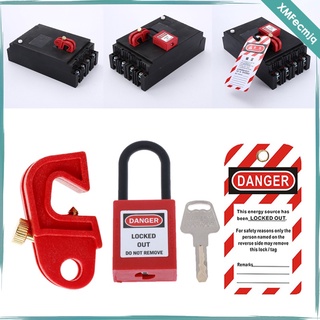 cerraduras de disyuntor industrial 3 piezas de seguridad rojo cb-01/cb-02 cb-01