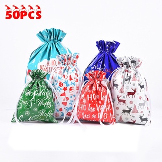 Christmas Gift Bag Comfortable Texture Gift Drawstring Bags Present Bag (1)