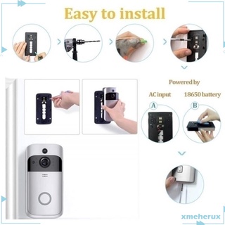 Smart Home Video Doorbell Camera, WiFi Doorbell Camera, Two-Way Audio, 166