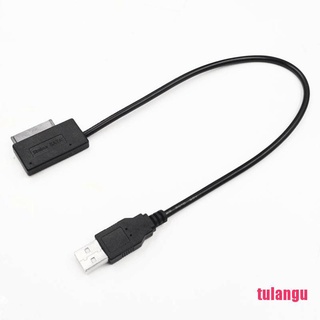 [tula] Cable convertidor USB 2.0 a Sata 7p+6p para Laptop DVD/CD ROM