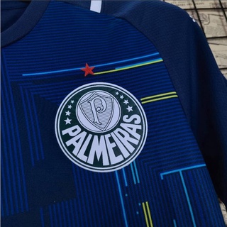 Camiseta 2021-22 Versión Jugador Portero Azul Palmeiras (4)