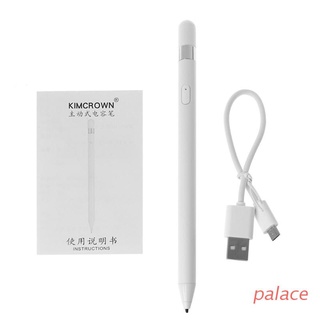 palace lápiz capacitivo portátil de carga micro usb pantalla táctil lápiz capacitivo para iphone ipad ios teléfono android windows sistema tablet