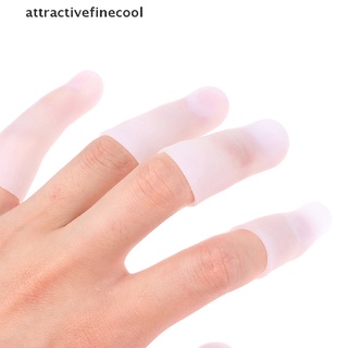 afc 10 piezas de silicona para dedo, gel, protector de dedo, dedos, soporte para dedos caliente