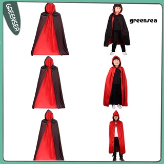 wsj_children disfraz de disfraz reversible para adultos, vampiro, muerte, capa de halloween