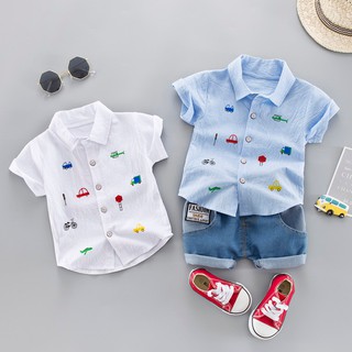 conjunto de ropa para bebé/shorts/shorts/shorts para bebés/niños/camiseta de dibujos animados para niños