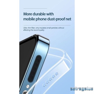 universal teléfono móvil altavoz a prueba de polvo pegatinas auricular red trompeta a prueba de polvo red accesorios astraqalus