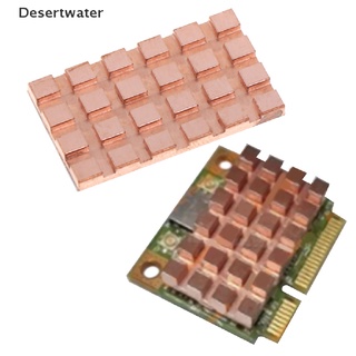 dwcl pure copper mini pci-e interfaz inalámbrica tarjeta de red disipador de calor radiador caliente