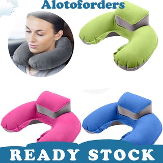 alotoforders2.cl 44x29cm suave forma de u inflable viaje almohada dormir descanso cuello apoyo cojín (1)