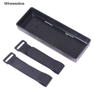 *tttwesdoe* Plastic Battery Box Bracket Tray Case Battery Storage Box for 1/10 1/8 RC Cars hot sell